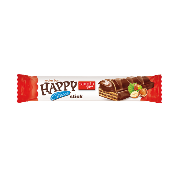 Barritas de galleta Happy Choice con crema de avellana y cacao