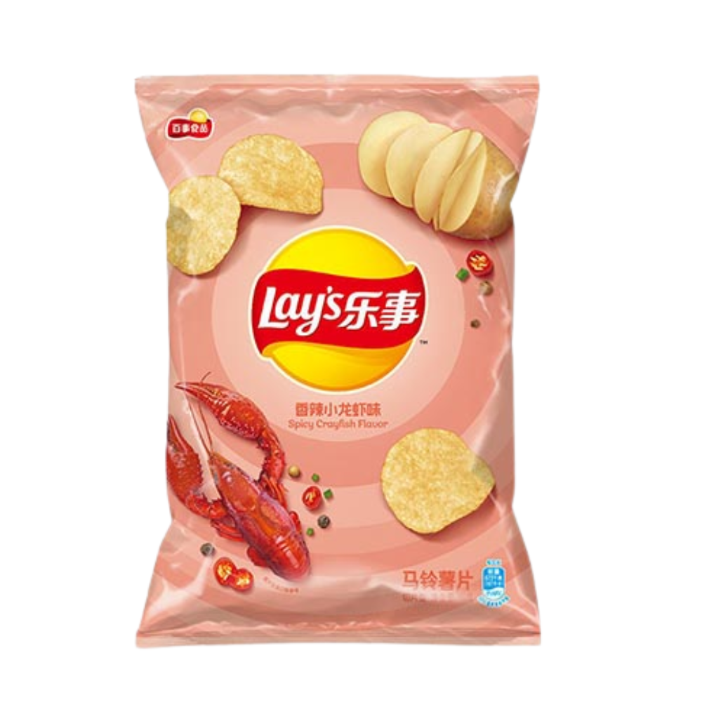 Lay's Spicy Crayfish Flavor - My American Shop