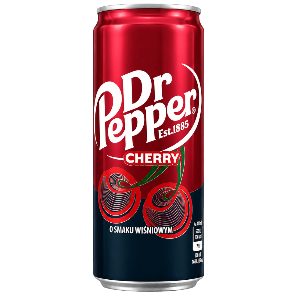 Dr Pepper Slim Can Cereza