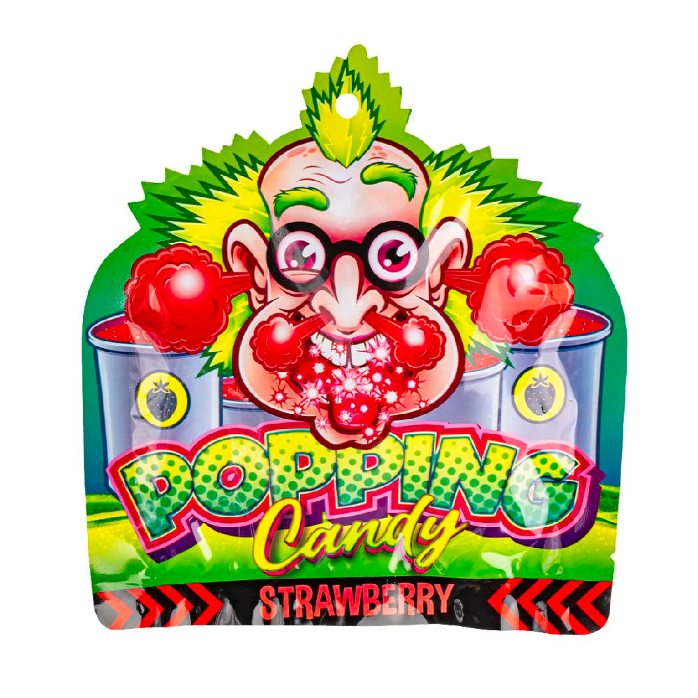 Dr Sour Popping Candy Strawberry