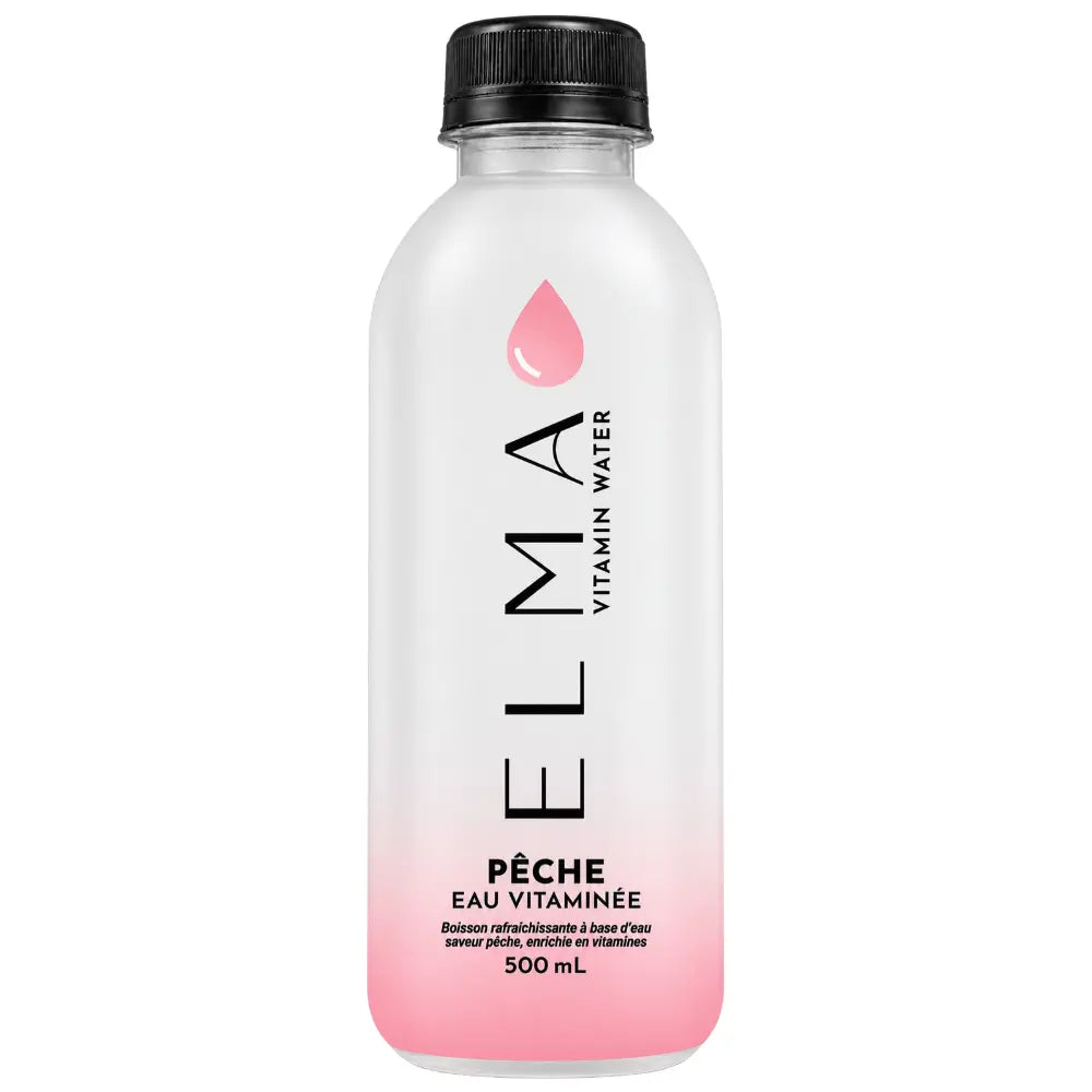 Agua vitaminada de manzana y melocotón