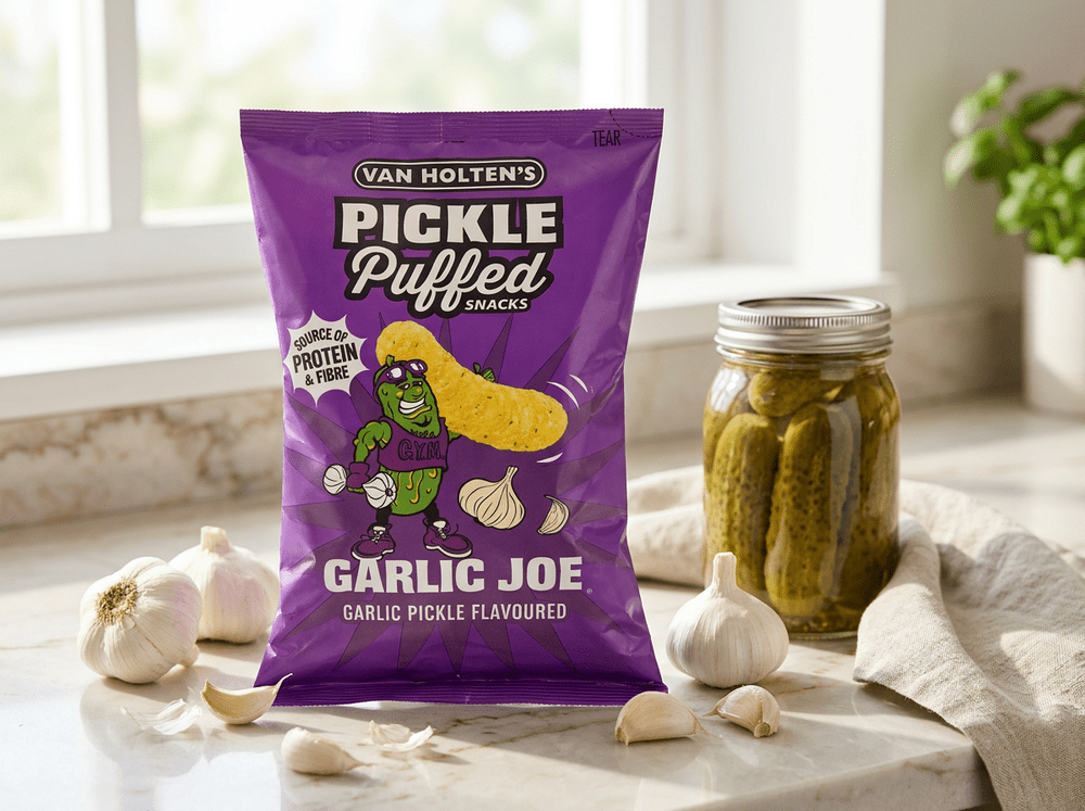 Van Holten's Aperitivos Inflados de Pepinillo Ajo Joe