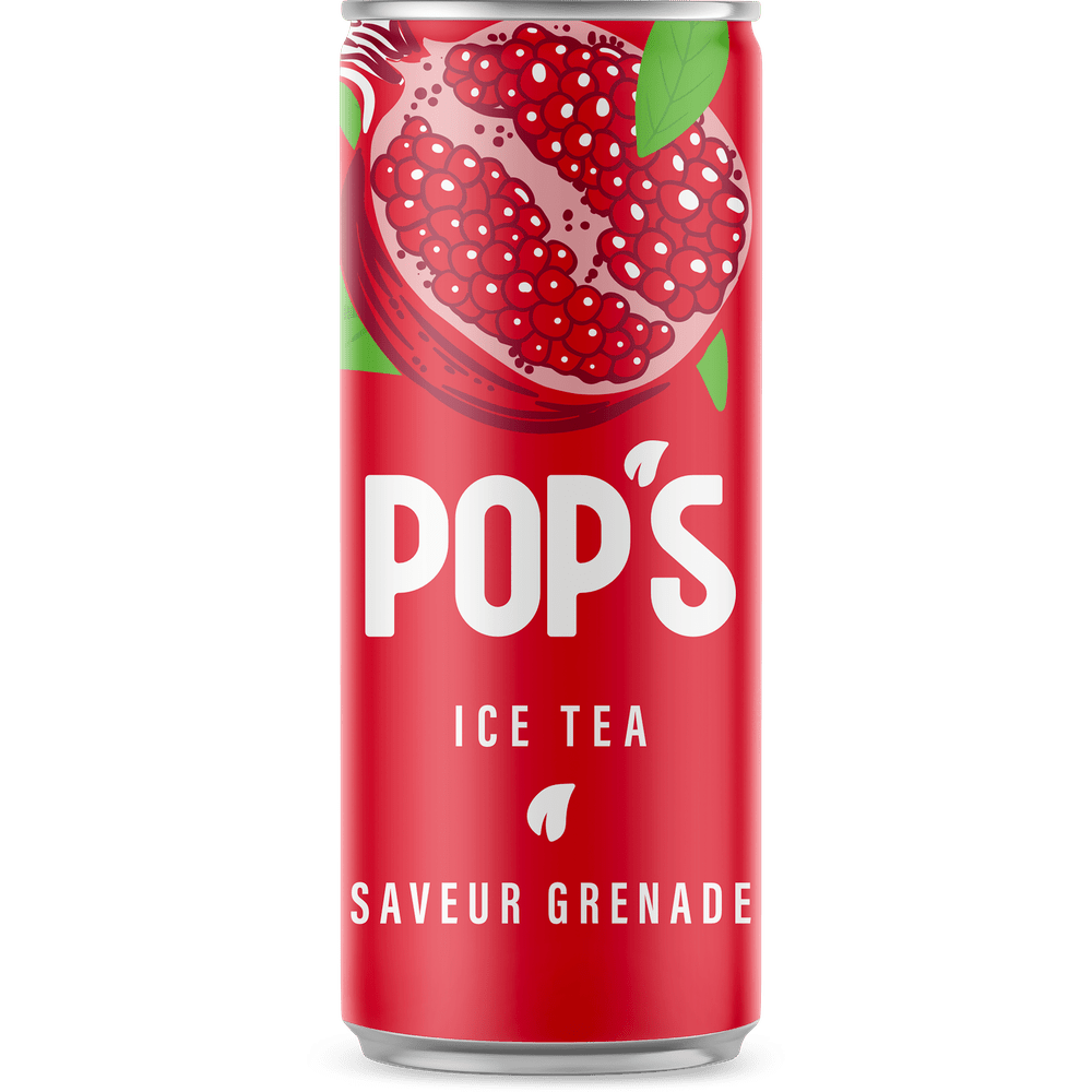 Pop's Ice Tea Granada Lata