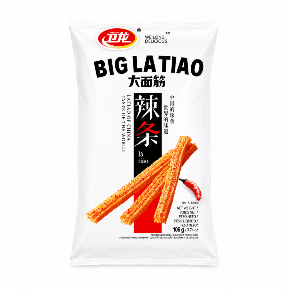 Weilong Big La Tiao Picante y Caliente