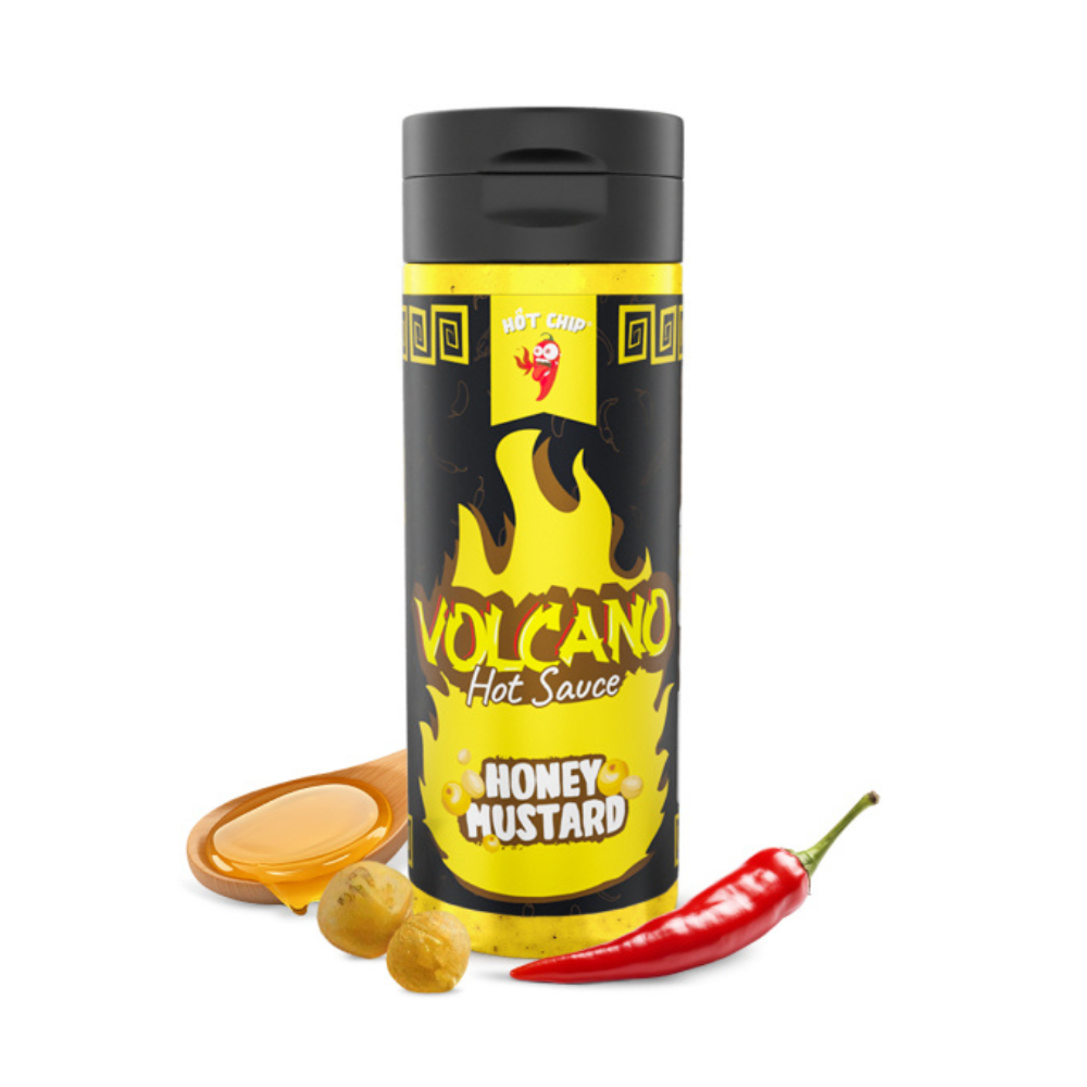 Hot Chip Volcano Chilli Mustard With Honey Hot Sauce