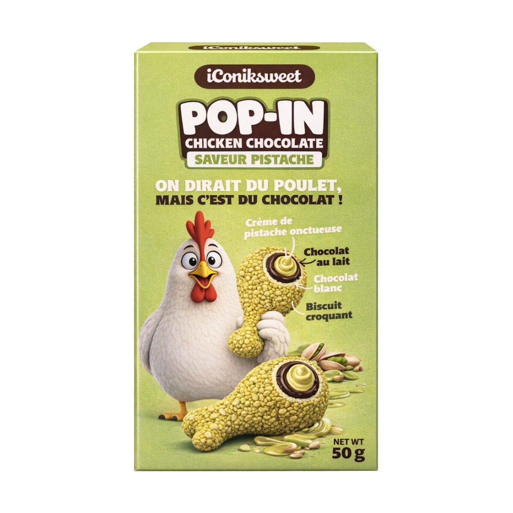 Iconiksweet Pop-In Chicken Pistachio - My American Shop