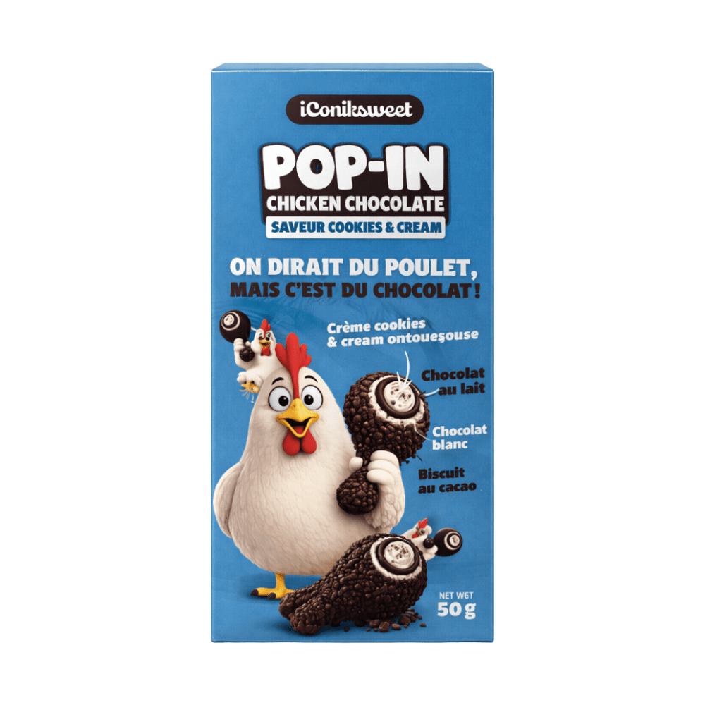 Iconiksweet Galletas de Pollo Pop-In con Crema