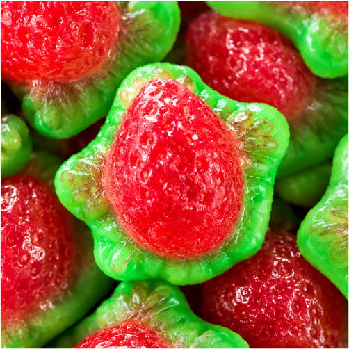 Vidal fresa rellena de gelatina