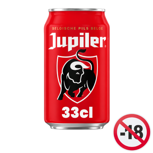 Lata pequeña de Jupiler 5.2% Alcohol