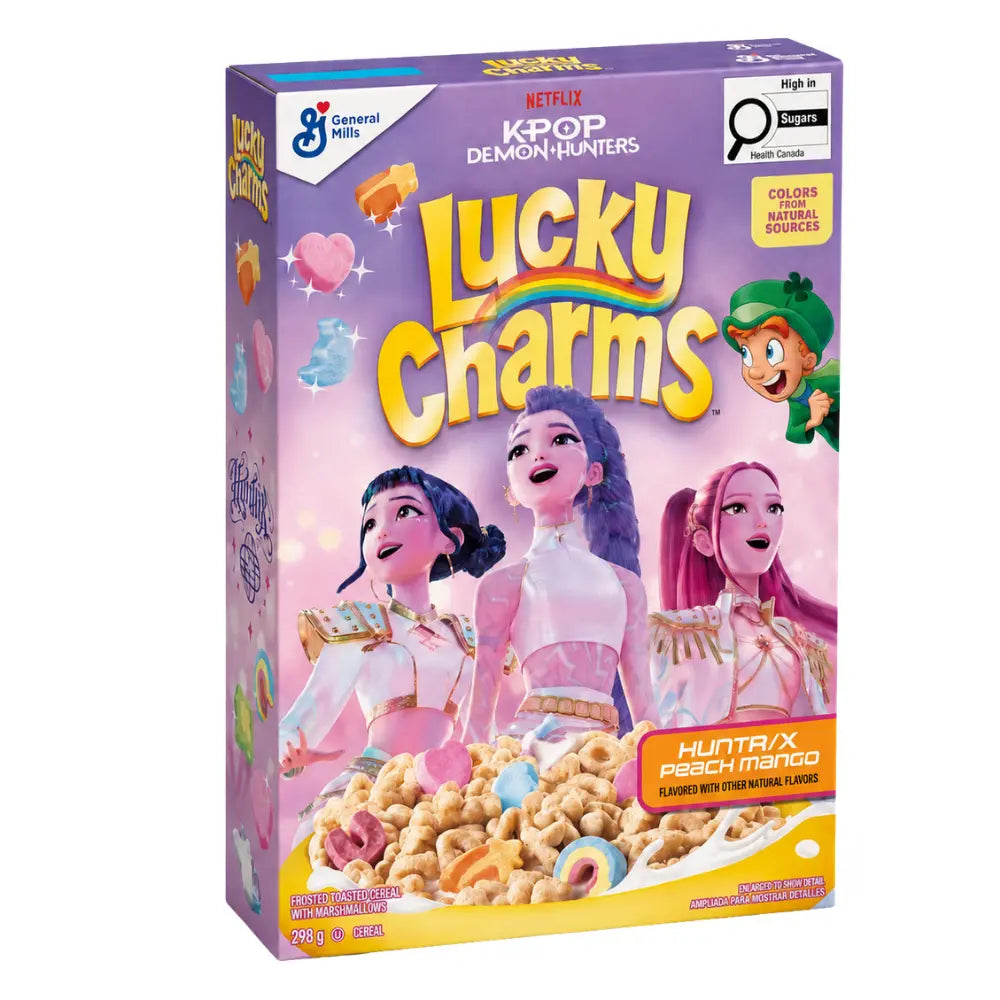 Lucky Charms K-pop Demon Hunters Melocotón y Mango