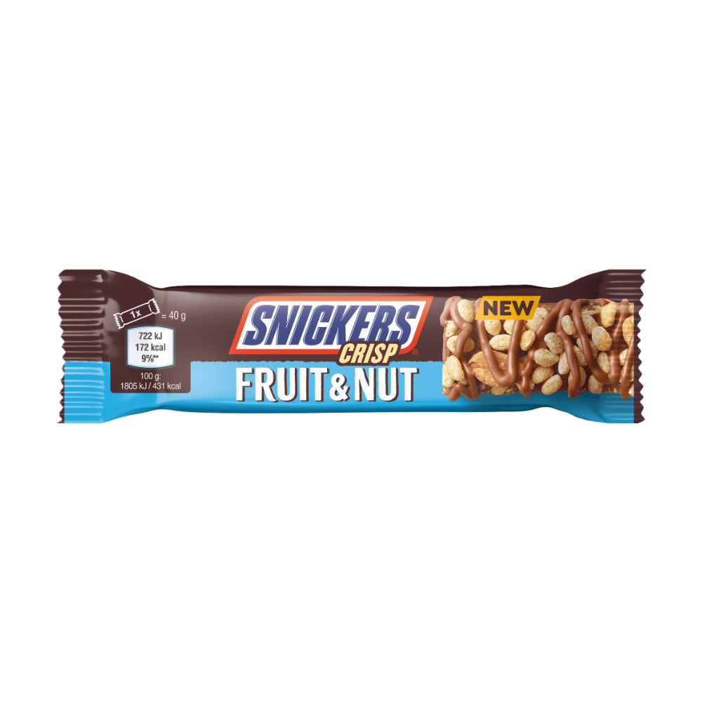 Barra Snickers Crujiente Triple Sabor