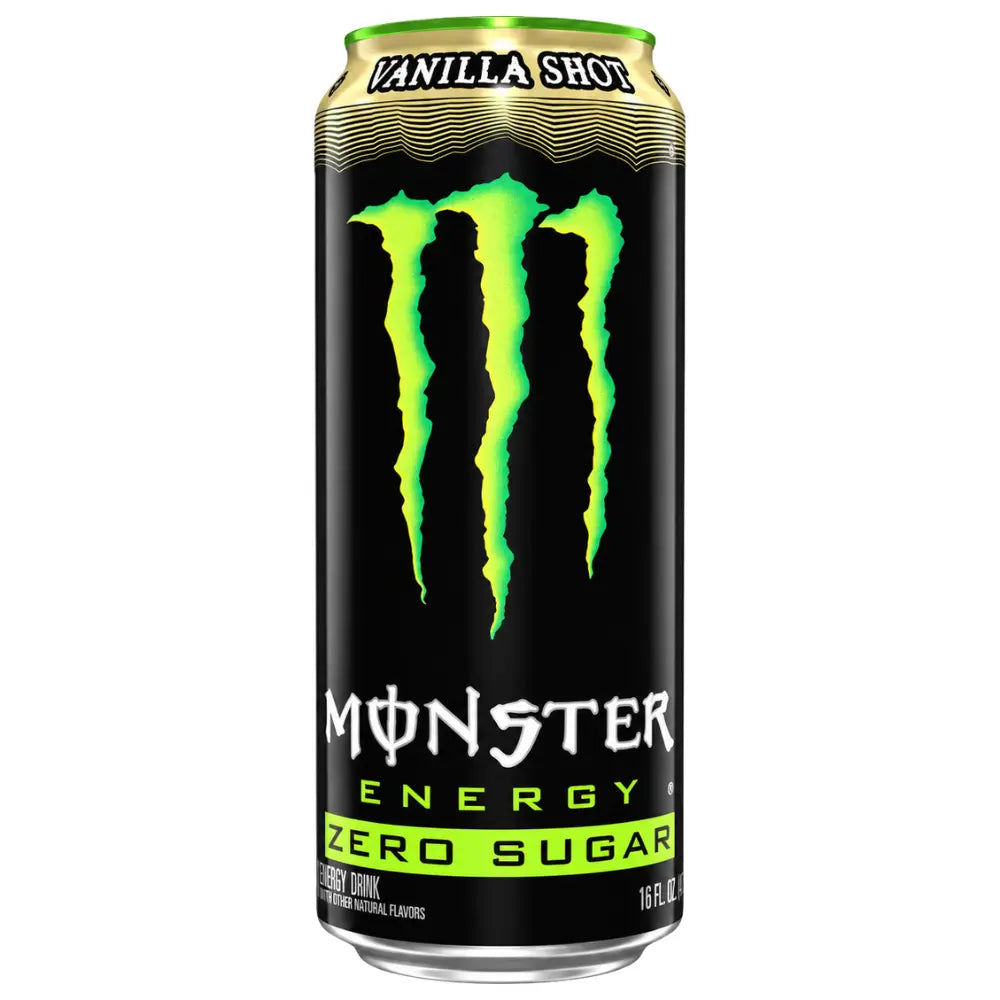 Canette Monster Energy Zero Sugar Vanilla Shot à la vanille