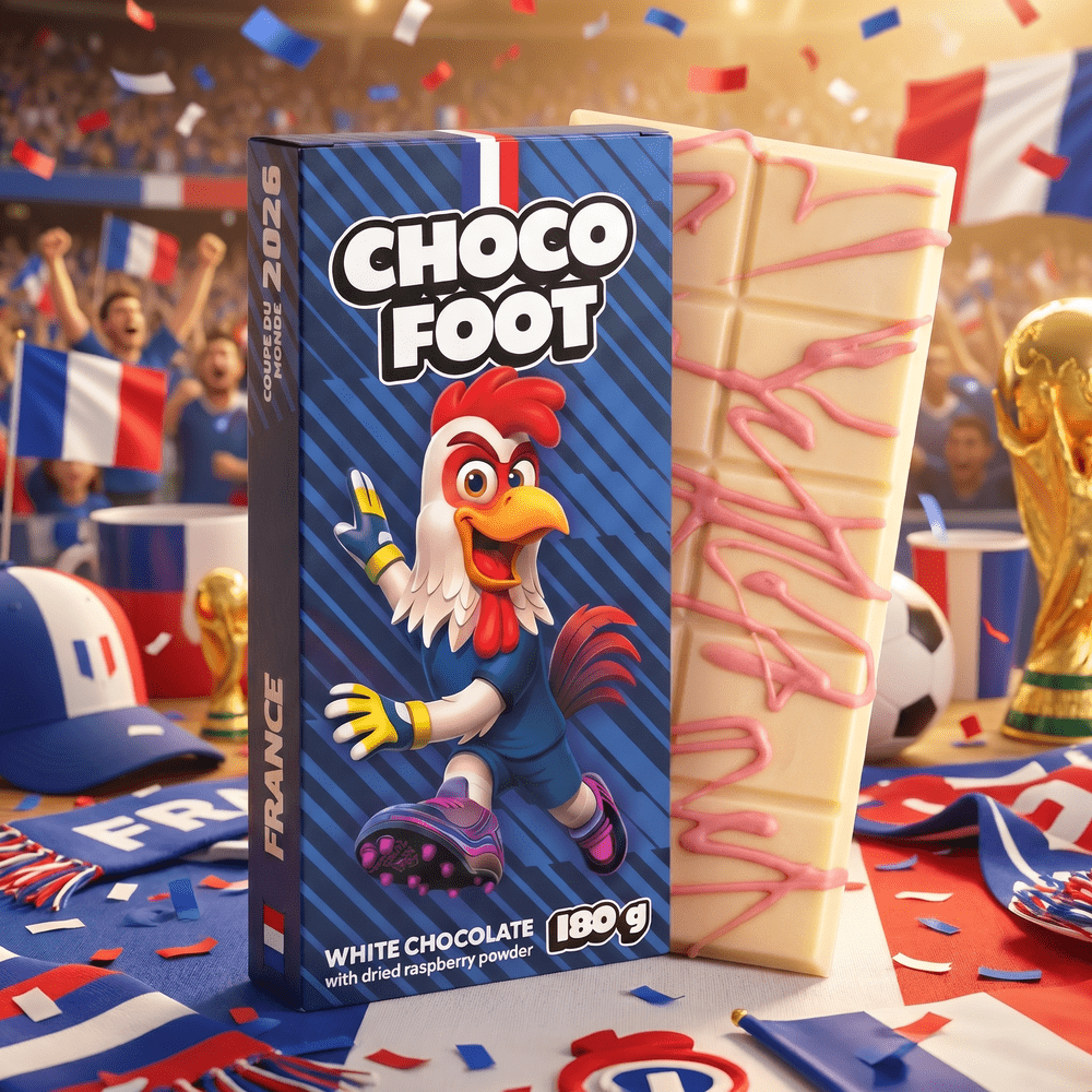 Choco Foot Francia Chocolate con Frambuesa