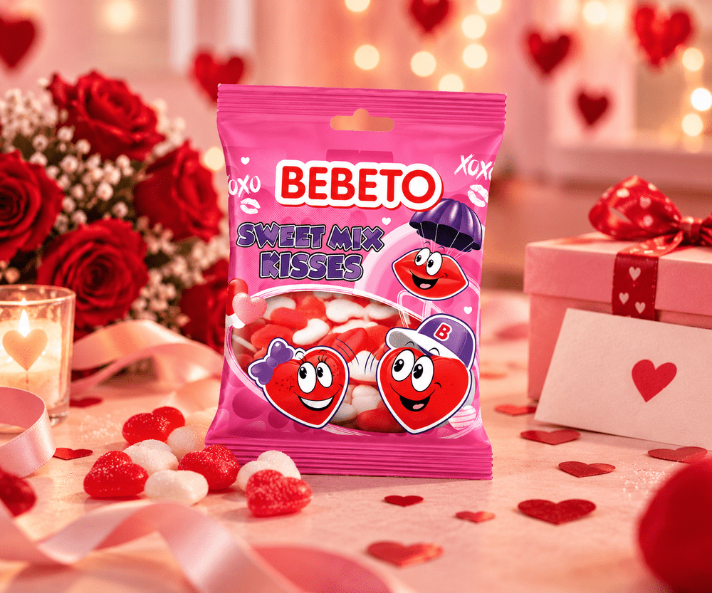 Mezcla de gominolas Bebeto Sweet Kiss