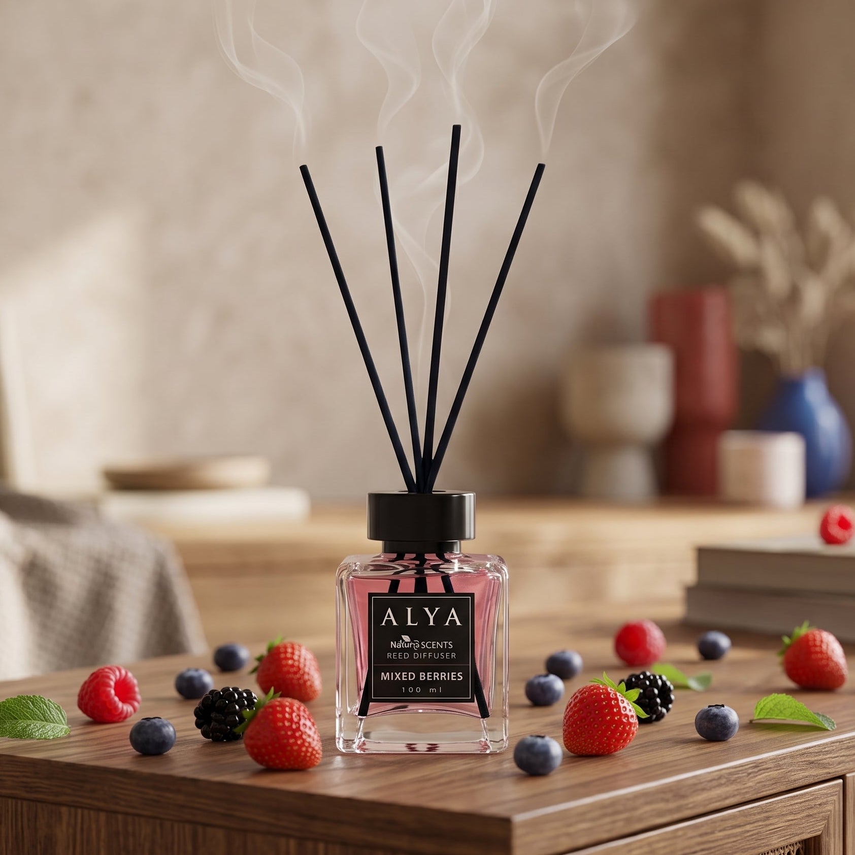 Difusor de Varillas Alya Aromas de Bayas Mixtas