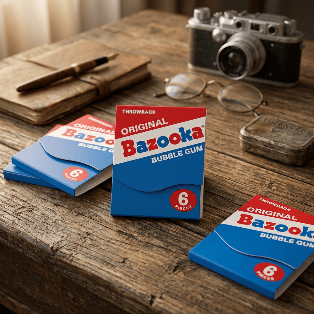 Cartera Mini Bazooka Topps Throwback