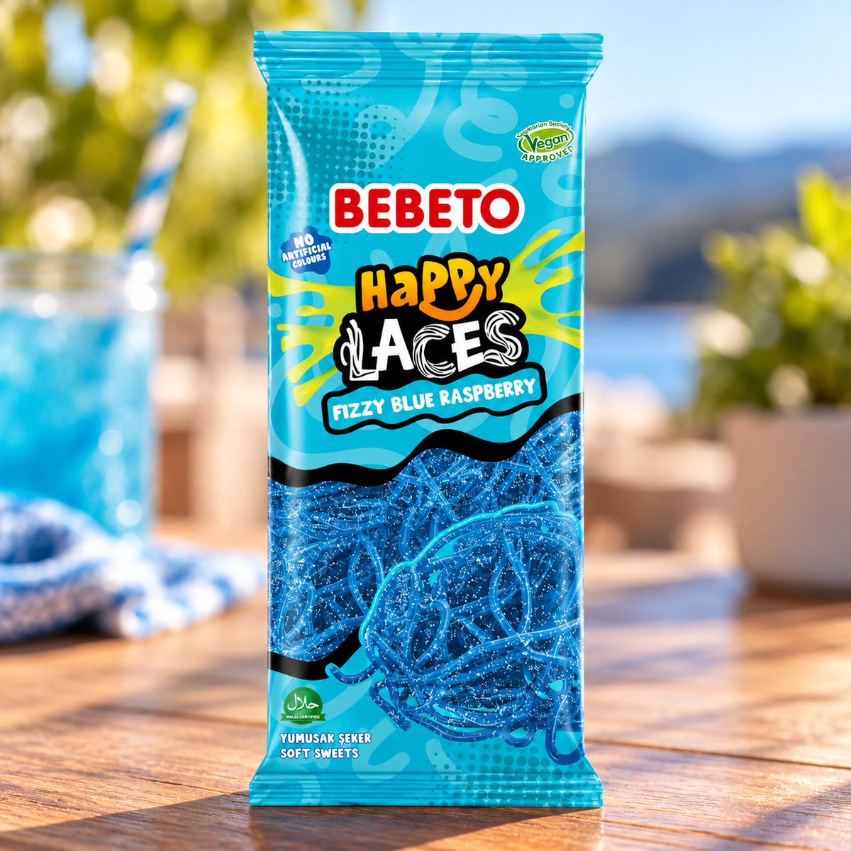 Bebeto Happy Laces Frambuesa Azul Efervescente
