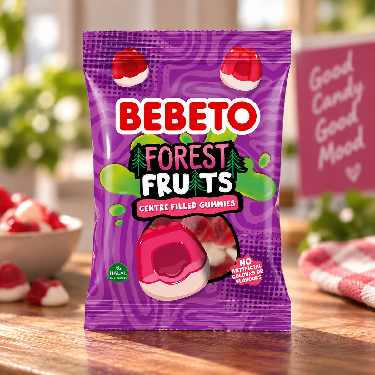 Bebeto Gelatina Frutas del Bosque