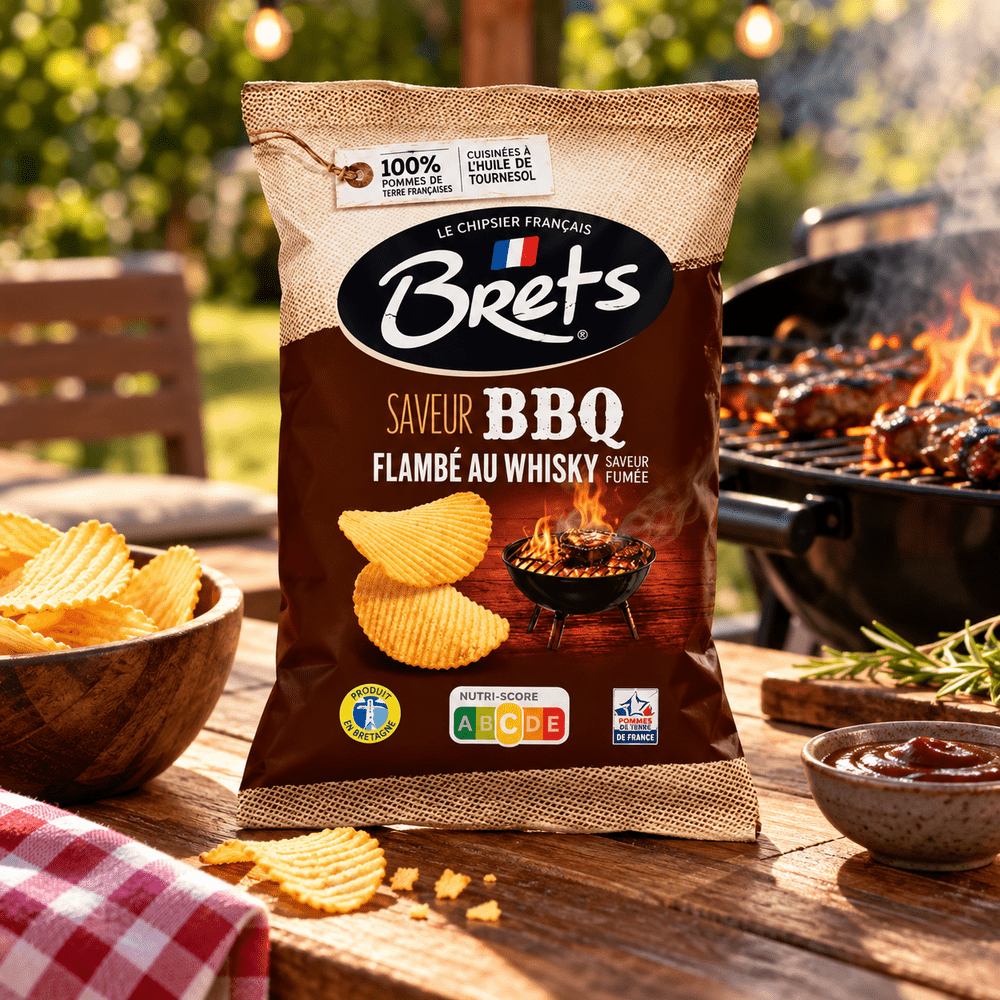 Brets sabor barbacoa y whisky