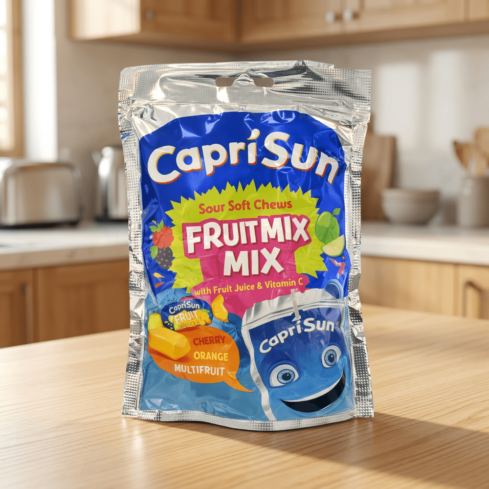 Capri Sun Gominolas Ácidas Mezcla de Frutas Cereza, Naranja y Multifruta