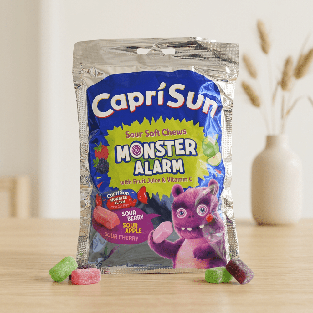 Capri Sun Gominolas Ácidas Alarma Monstruo Bayas, Manzana y Cereza