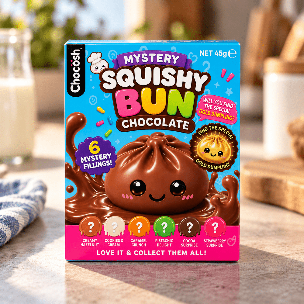 Bollo de chocolate misterioso Squishy Chocoosh