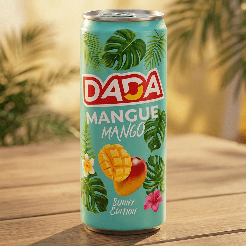 Dada Mango, boisson pétillante française à la mangue