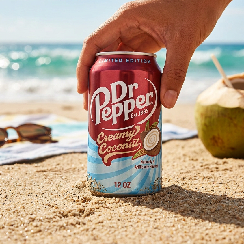 Dr Pepper Crema de Coco