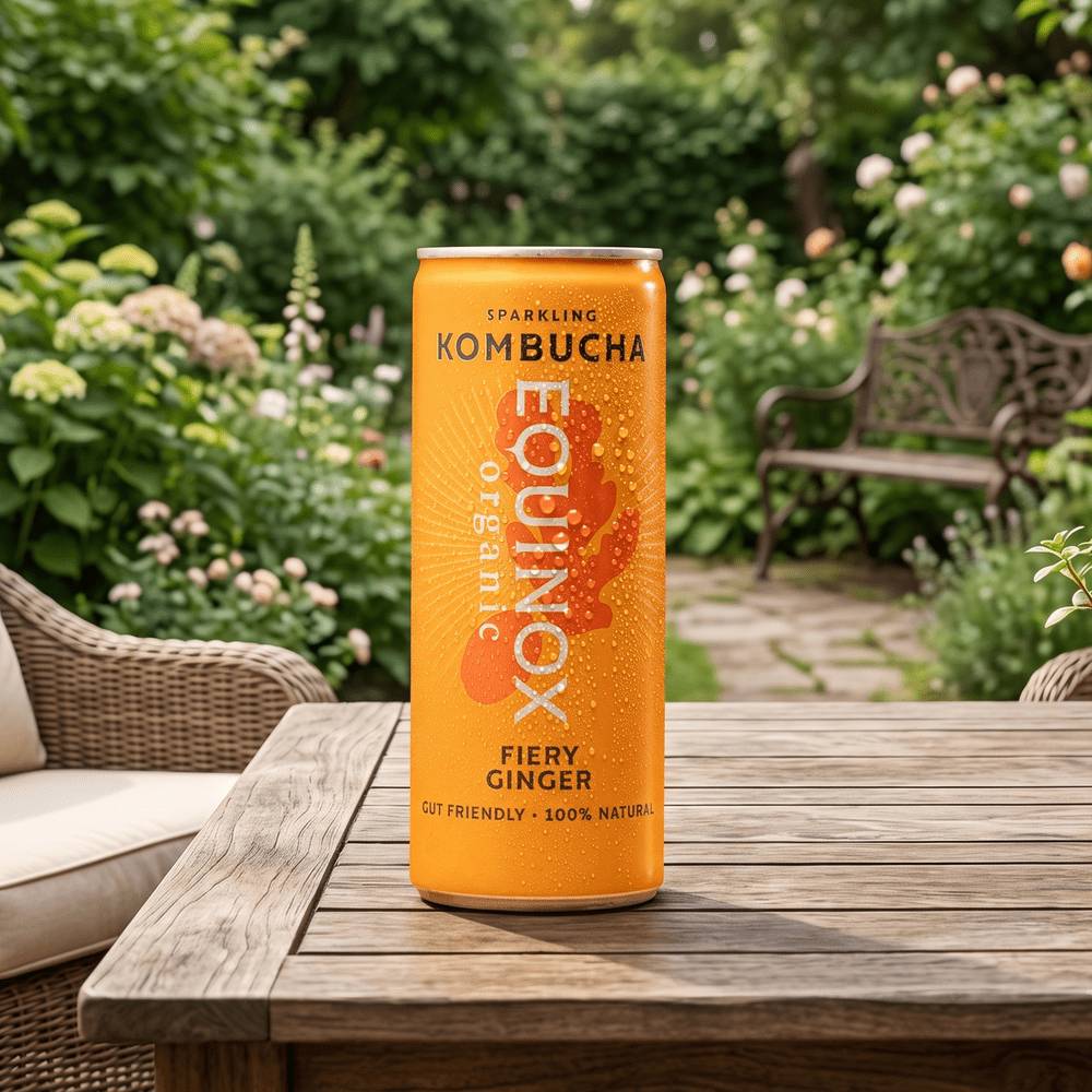 Equinox Kombucha Orgánica Jengibre Picante