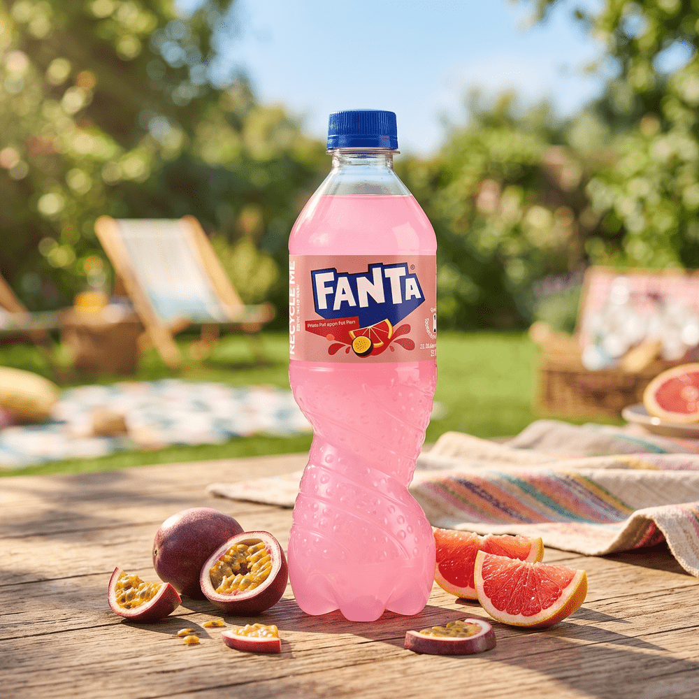 Fanta Botella China Maracuyá y Pomelo