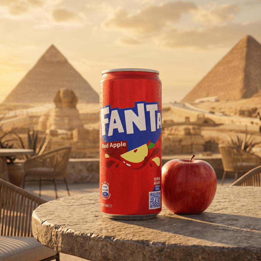 Fanta Egipto Manzana Roja