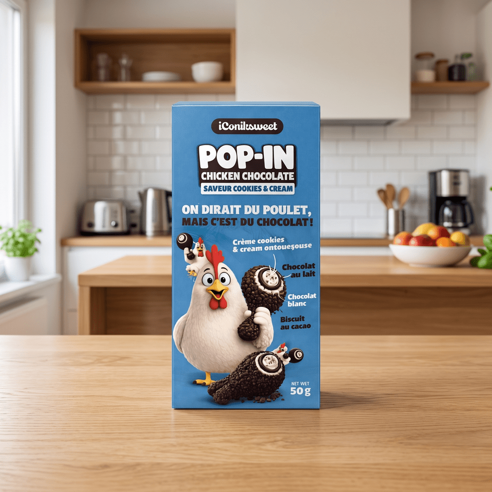 Iconiksweet Galletas de Pollo Pop-In con Crema