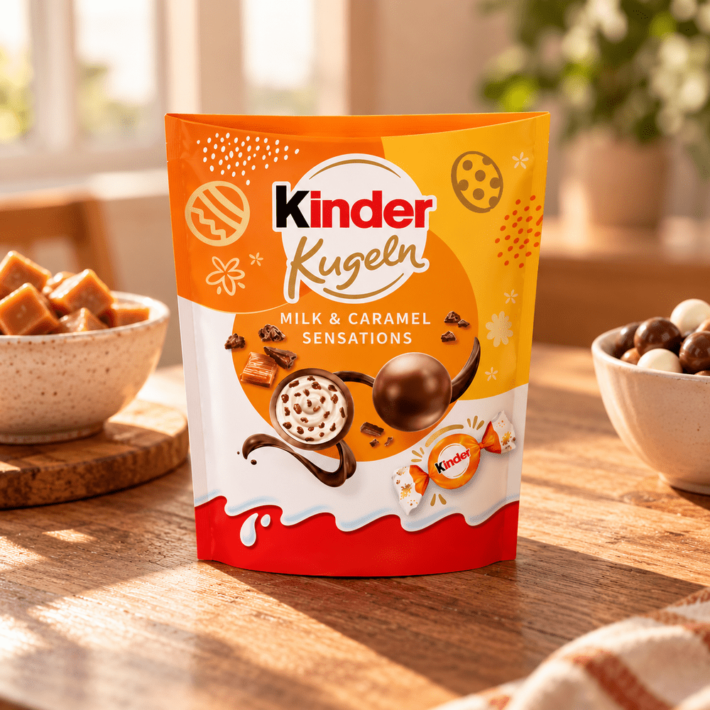 Kinder Bolas de leche y caramelo Sensation