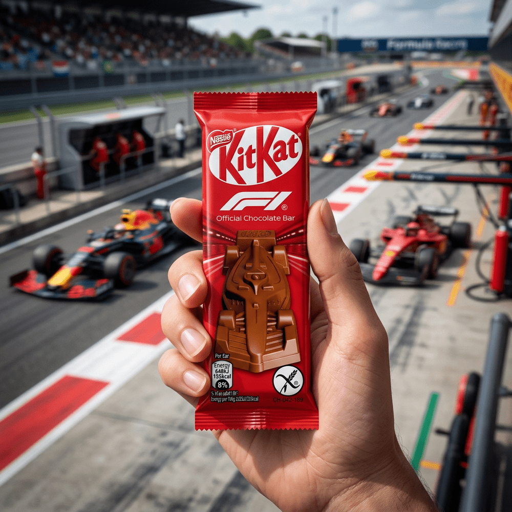 Coche de F1 Kit Kat Icon