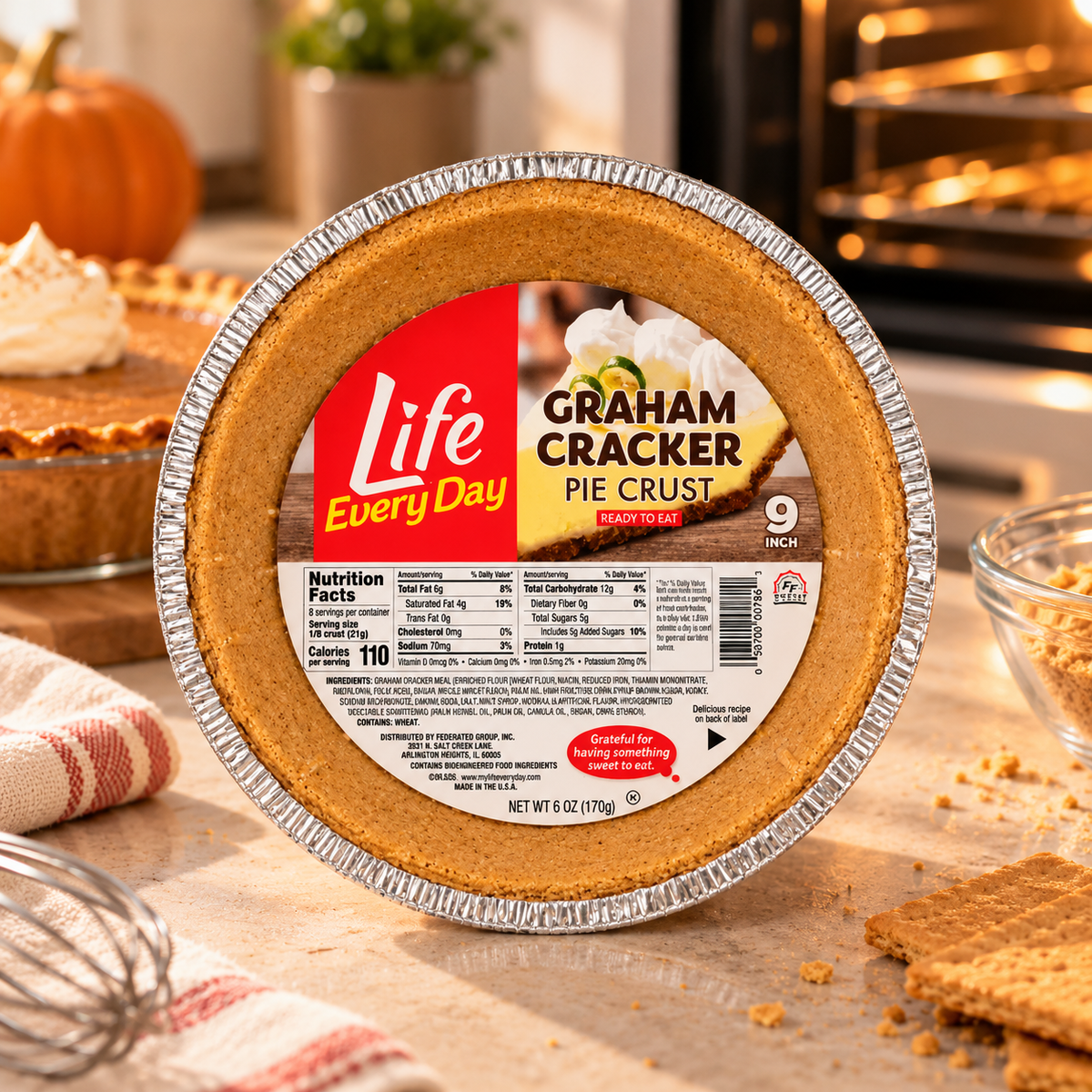 Base de galleta Graham para tarta Life Every Day