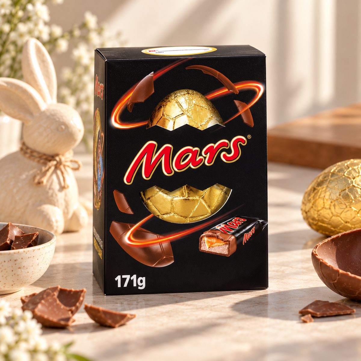 Huevo grande de chocolate con leche Mars