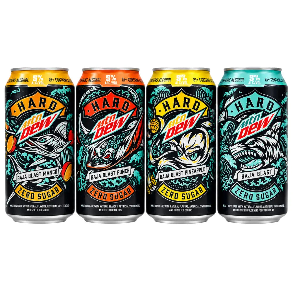 Mountain Dew Baja Blast Mix 5% de alcohol -1 lata