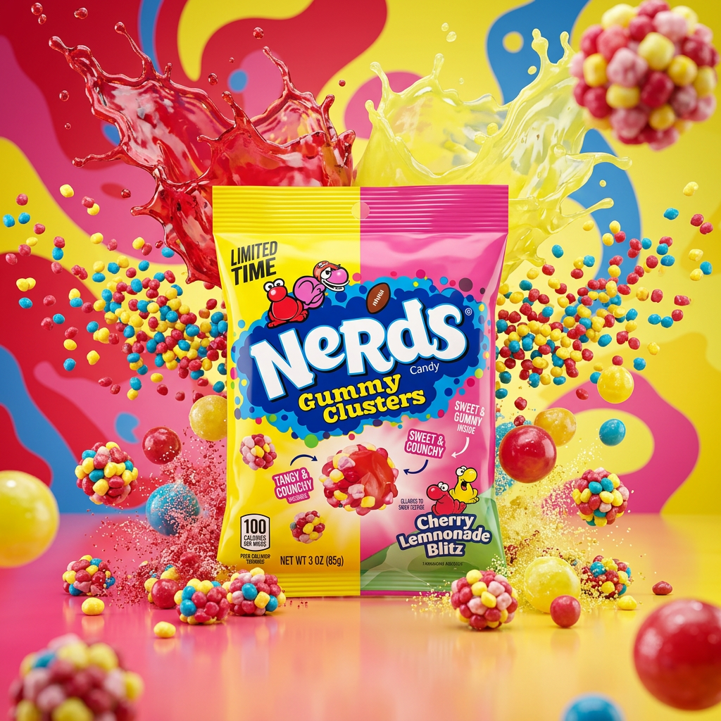 Caramelos Nerds Gummy Clusters Limonada Cereza