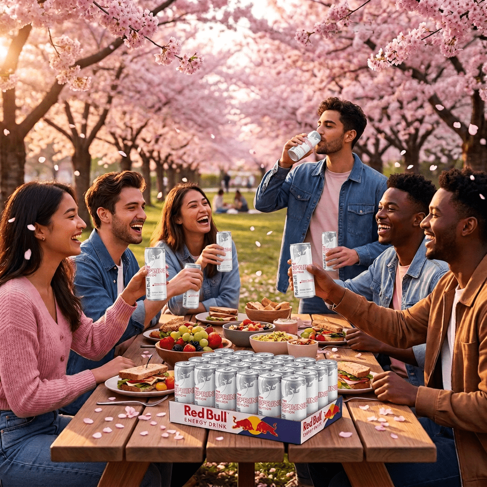 Pack Red Bull Energy Drink Spring Edition Cherry Sakura (24 unidades)