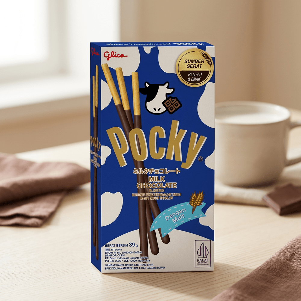Pocky de chocolate con leche