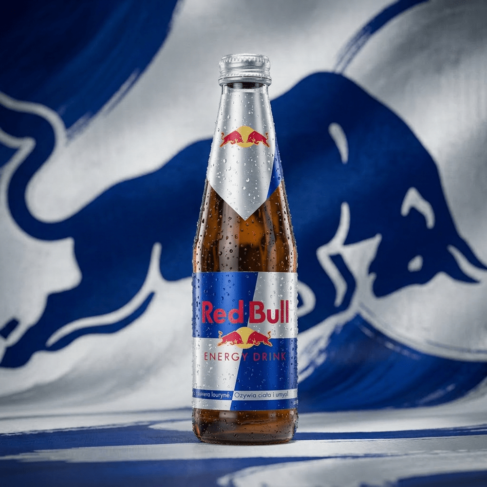Red Bull Energy Drink Botella de cristal Original