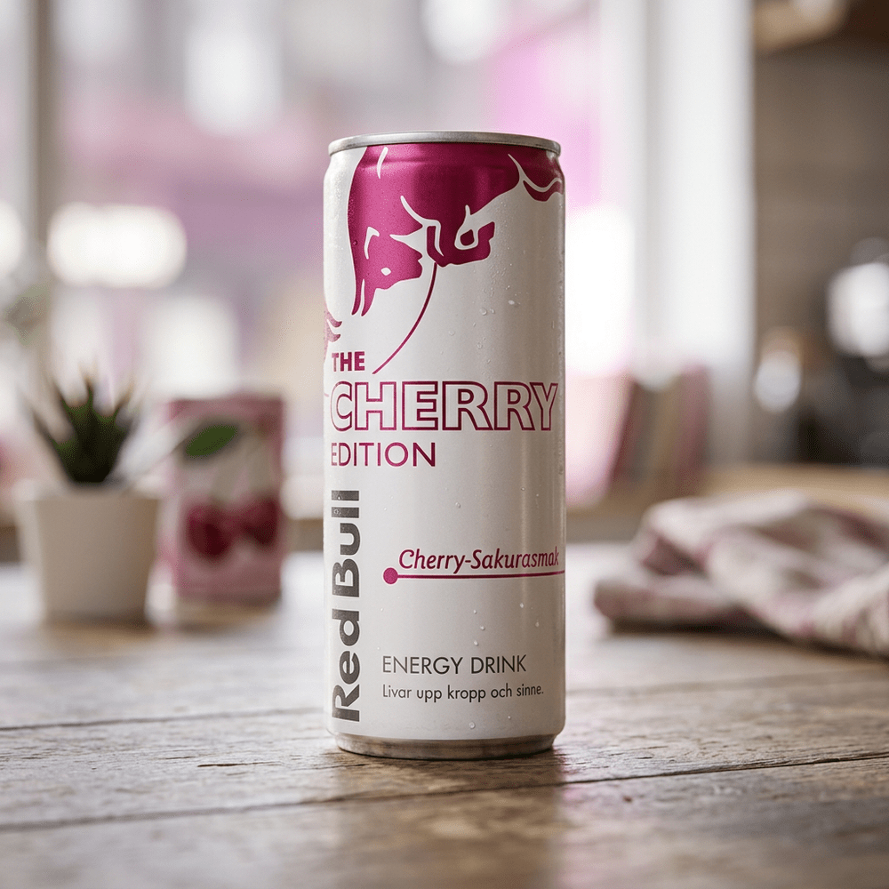 Red Bull Energy Drink The Cherry Edition Sakura saveur cerise