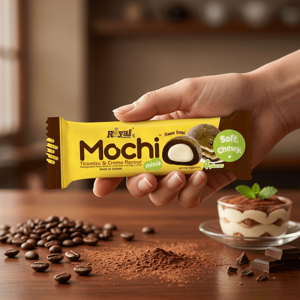 Royal Family Mochi Mini Tiramisú y Crema
