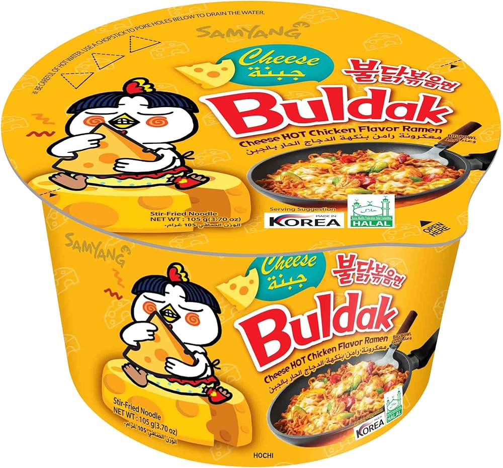 Samyang Ramen Bowl Pollo Picante con Queso Grande