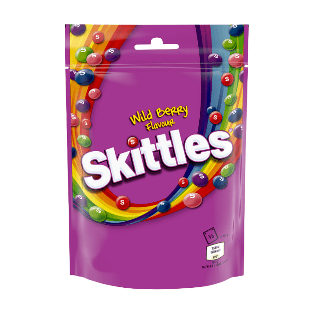 Bolsa de Skittles Sabor Bayas Silvestres
