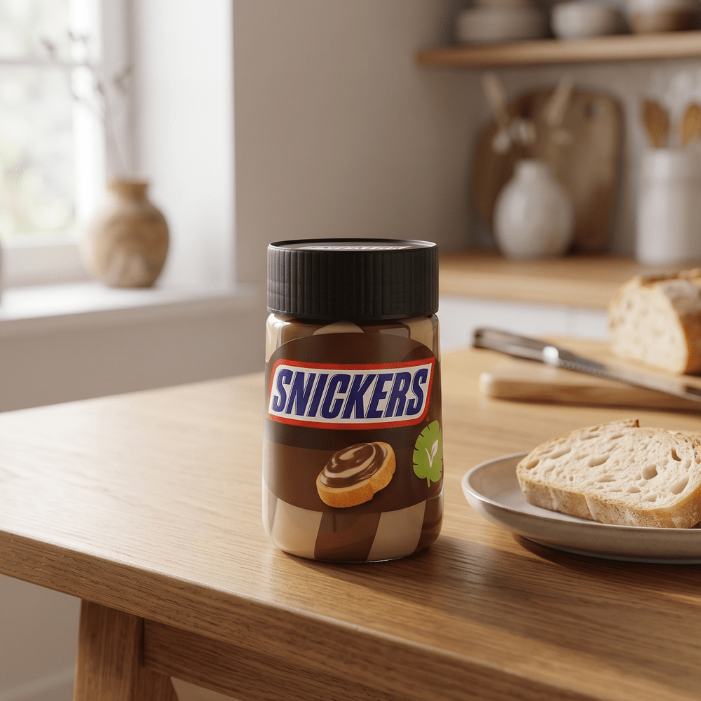 Tarro de chocolate Snickers Duo Spread