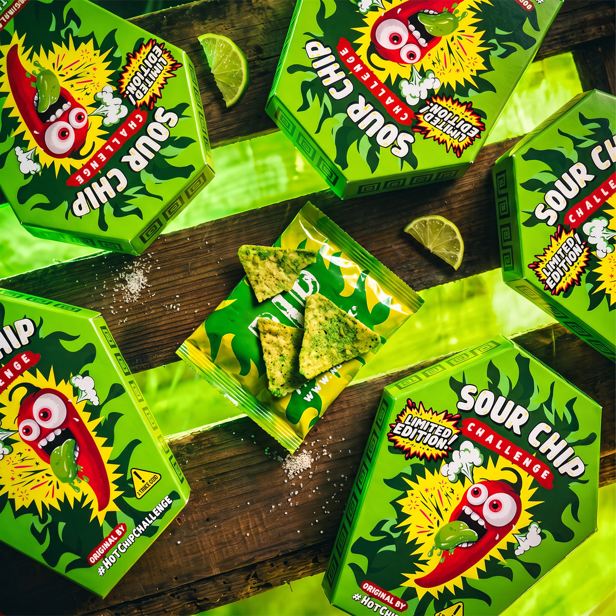 Desafío de chips ácidos Hot Chip
