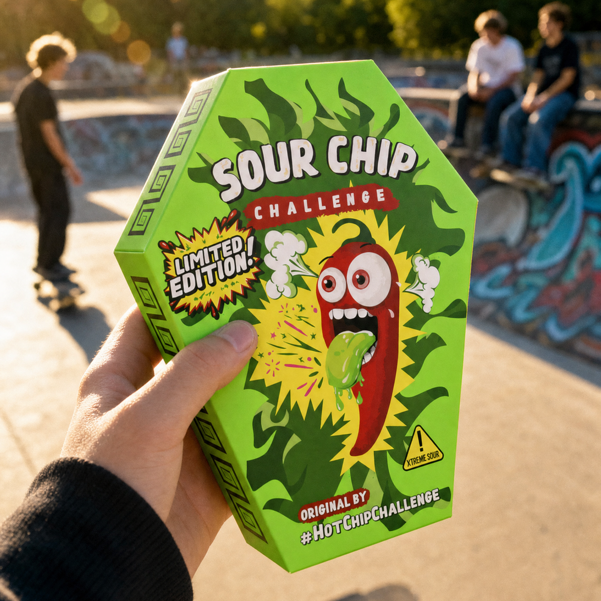 Desafío de chips ácidos Hot Chip
