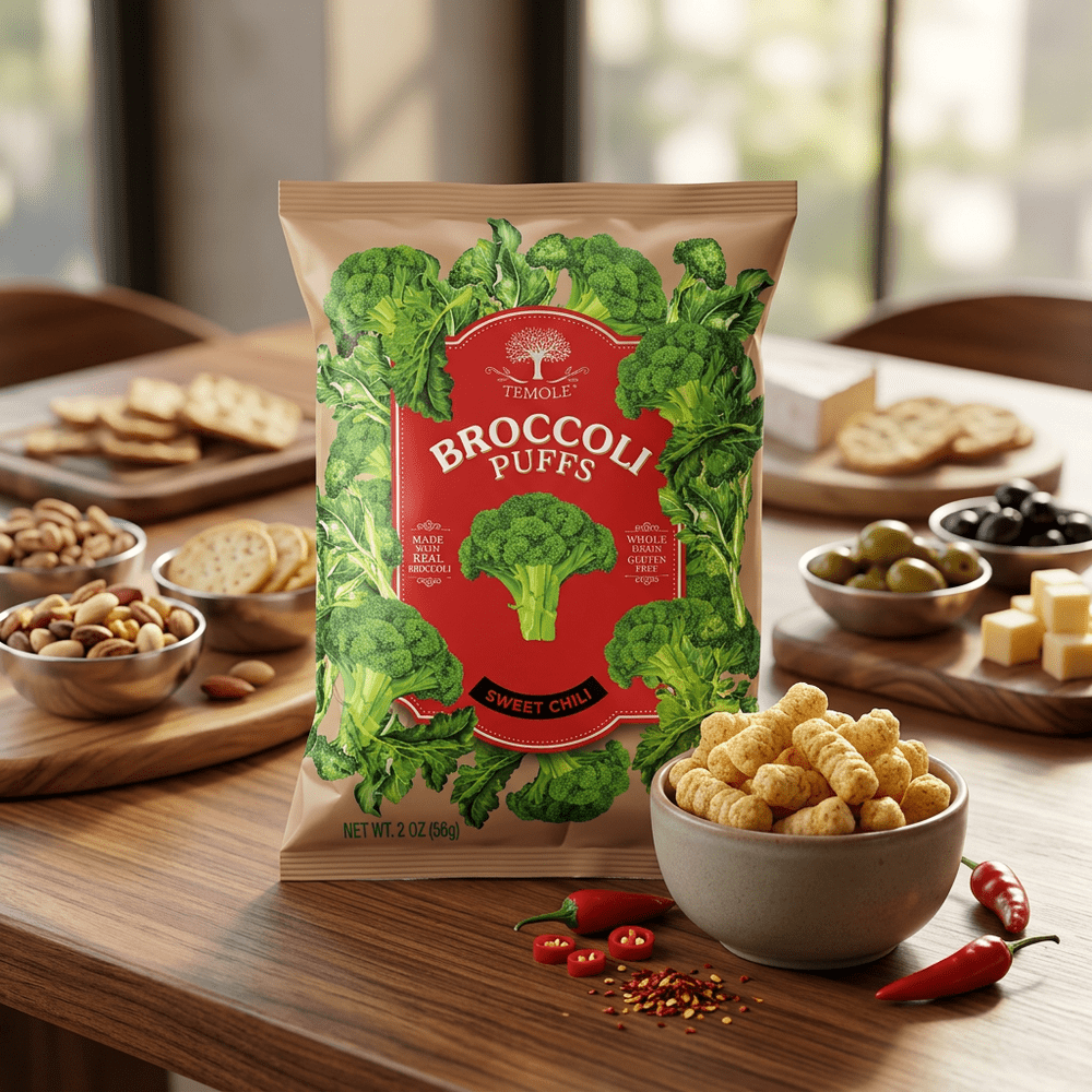 Temole Broccoli Puffs Chile Dulce