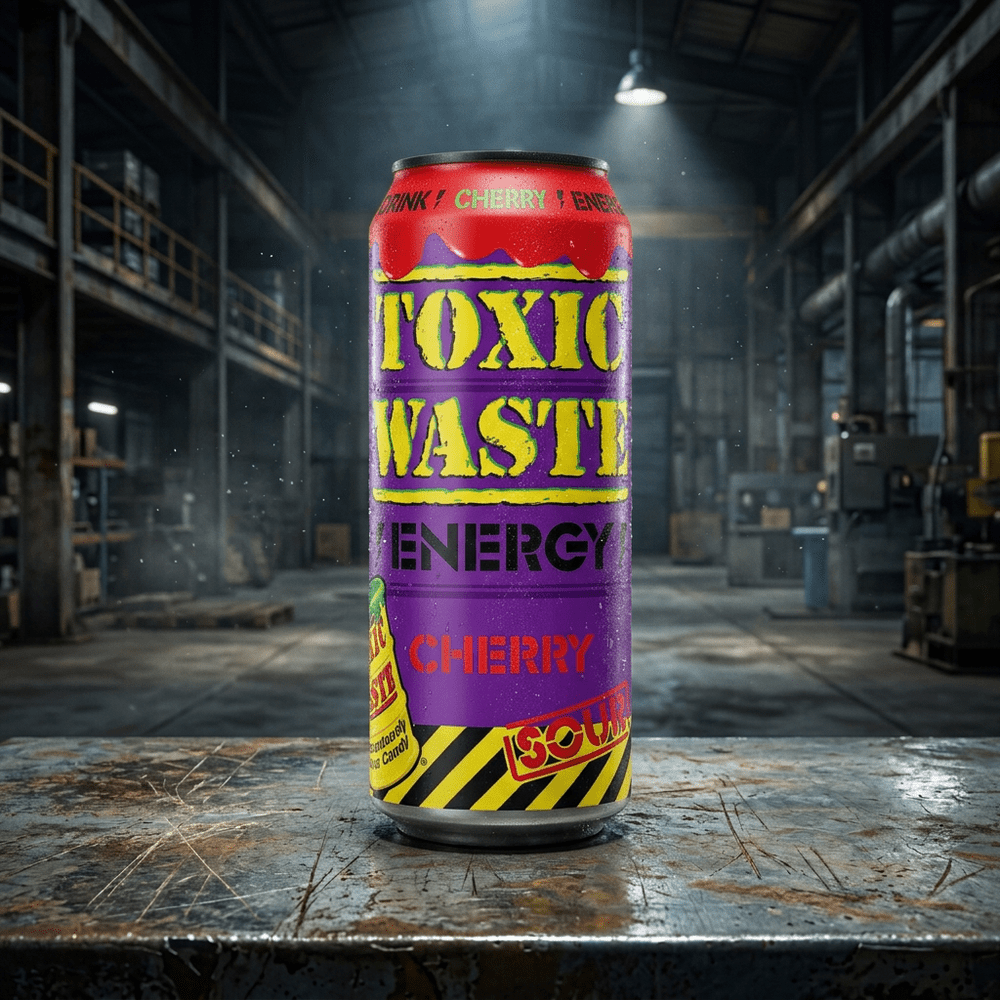 Bebida Energética Sabor Cereza Ácida Toxic Waste